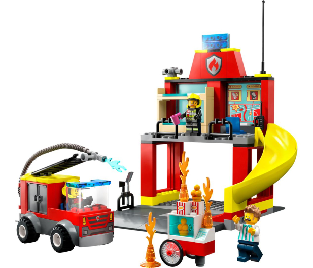 LEGO City 60375 Remiza strażacka i wóz strażacki - 1091241 - zdjęcie 8